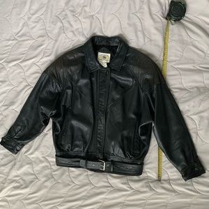 Black leather Jacket